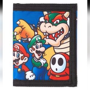 NWOT Wallet, Mario Bros., "Power Up"